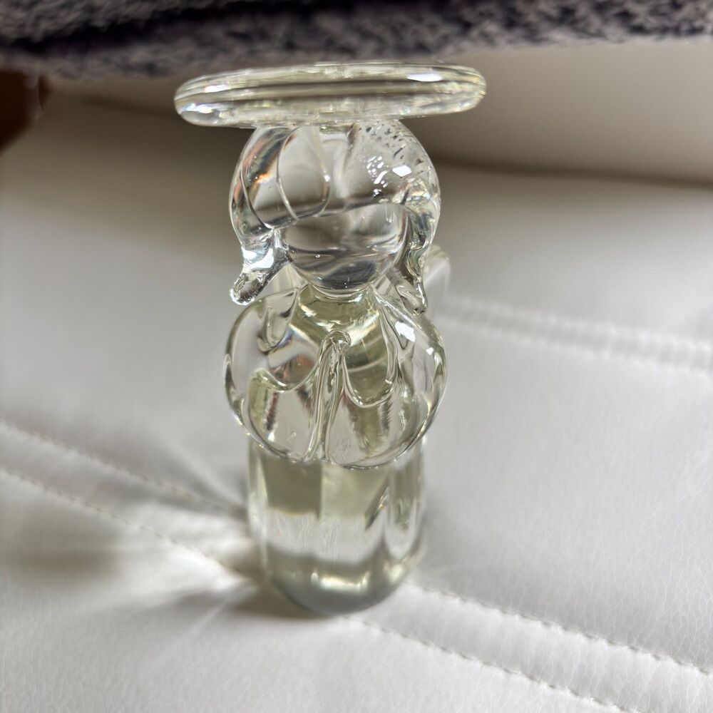 Centurion Collection 5.5" Heavyweight Clear Glass Angel Wings & Halo Paperweight - Picture 5 of 8